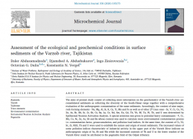 Assessment of the ecological and geochemical conditions in surface sediments of the Varzob river, Tajikistan