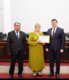 Хурихон Гафоровна удостоена почетной грамотой